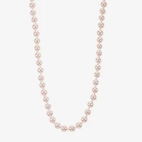 Monet Jewelry Womens Pink 18 Inch Collar Necklace