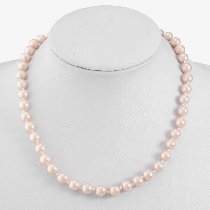 Monet Jewelry Womens Pink 18 Inch Collar Necklace