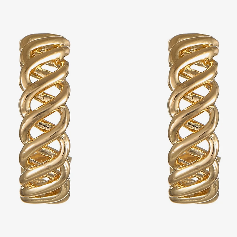 Monet® Gold-Tone Small Helix Hoop Earrings