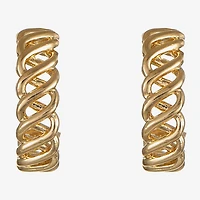 Monet® Gold-Tone Small Helix Hoop Earrings