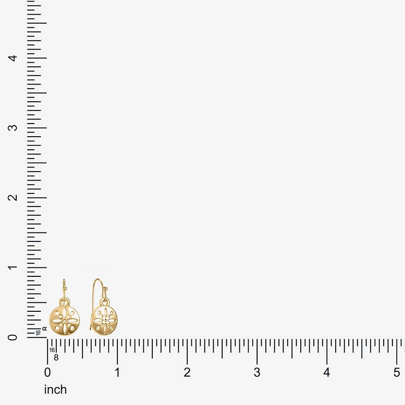 Liz Claiborne® Round Drop Earrings