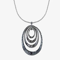 Liz Claiborne Pendant Necklace And Drop Earring Womens 2-pc. Jewelry Set