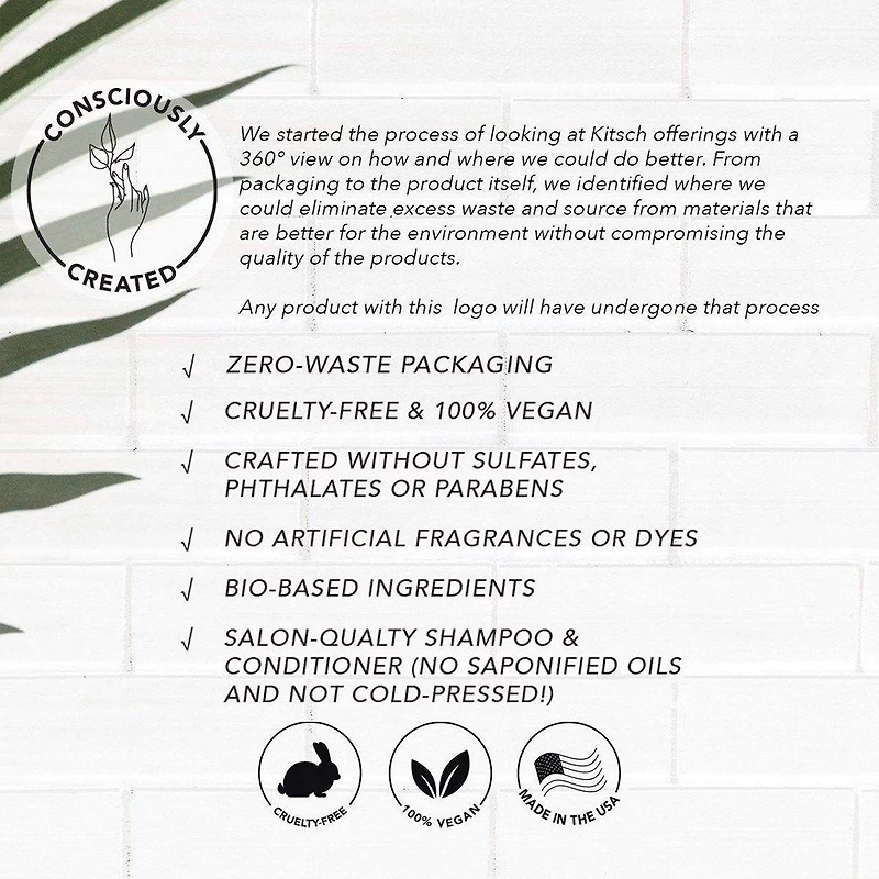 Kitsch Tea Tree Mint Clarifying  Shampoo Bar