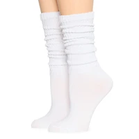 Mixit Slouch Womens 2 Pair Crew Socks