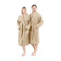 Linum Home Textiles Unisex Adult Terry Cloth Long Sleeve Length Robe