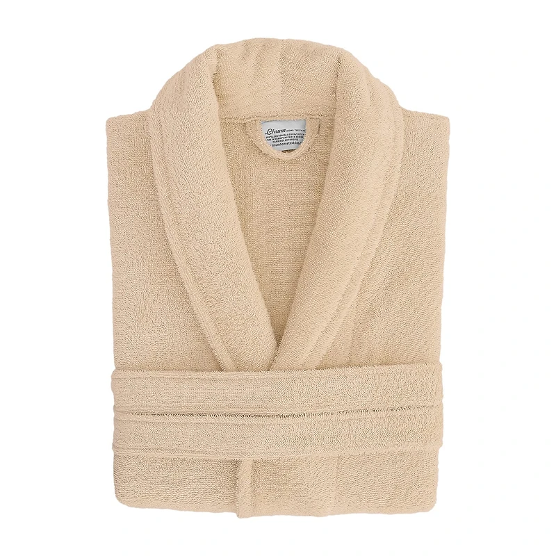Linum Home Textiles Unisex Adult Terry Cloth Long Sleeve Length Robe
