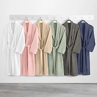 Linum Home Textiles Unisex Adult Terry Cloth Long Sleeve Length Robe