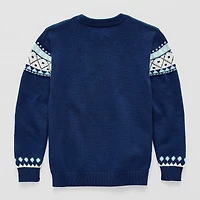 Thereabouts Little & Big Kid Boys Crew Neck Long Sleeve Pullover Sweater