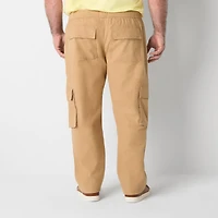 mutual weave Mens Big and Tall Relaxed Fit Cargo Pants