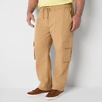 mutual weave Mens Big and Tall Relaxed Fit Cargo Pants