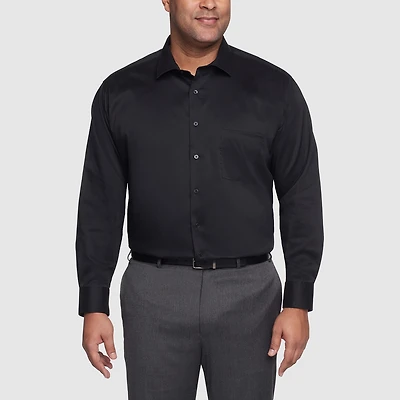 Van Heusen Mens Big and Tall Regular Fit Ultra Flex Wrinkle Free Long Sleeve Dress Shirt