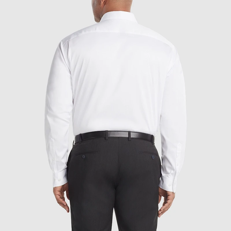 Van Heusen Mens Big and Tall Regular Fit Ultra Flex Wrinkle Free Long Sleeve Dress Shirt