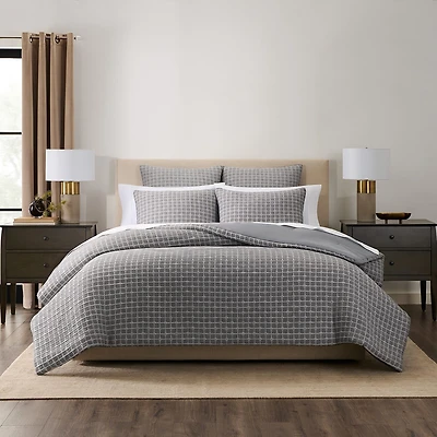 Fieldcrest Turnin Geo 3-pc. Comforter Set