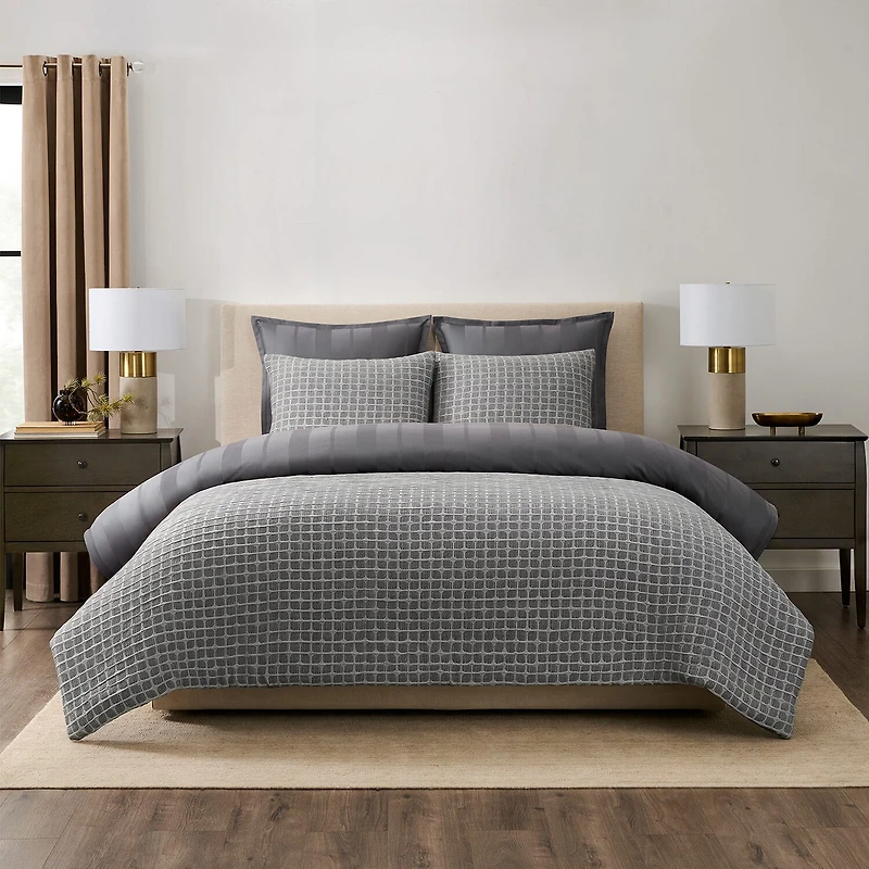 Fieldcrest Turnin Geo 3-pc. Duvet Cover Set