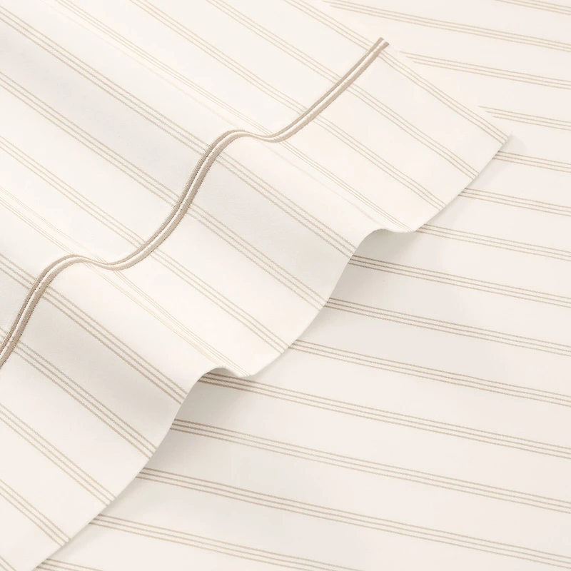 Fieldcrest 400tc Classic Chain Stripe Sheet Set