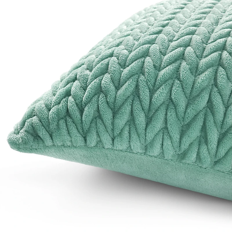 Fieldcrest Faux Mink 20x20 Square Throw Pillow