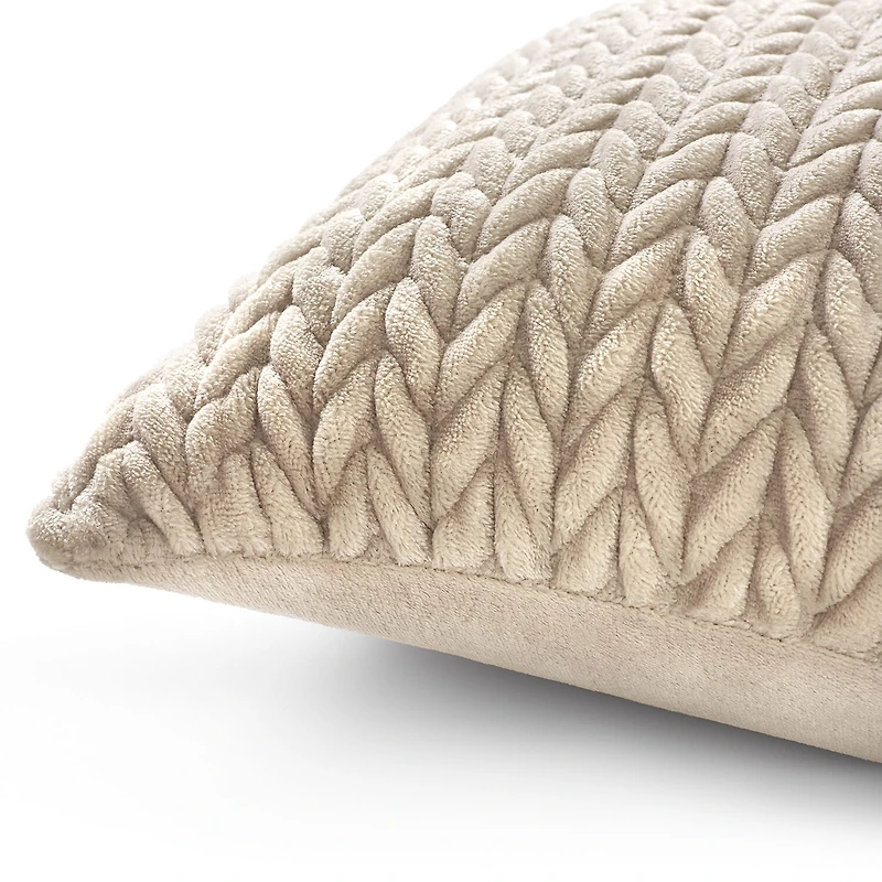 Fieldcrest Faux Mink 20x20 Square Throw Pillow