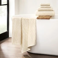 Fieldcrest Oversized Zebra Textured Bath Towel