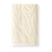 Fieldcrest Oversized Zebra Textured Bath Towel