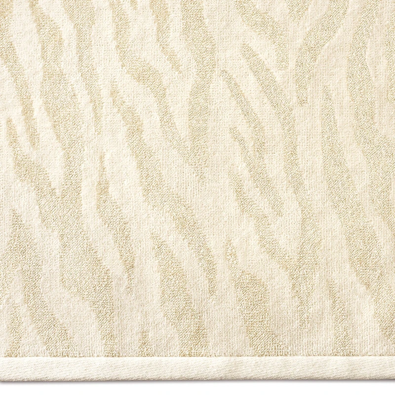 Fieldcrest Oversized Zebra Textured Bath Towel
