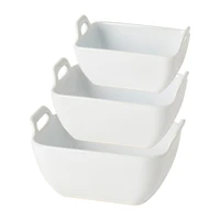 Denmark 3-pc. Stoneware Serving Bowl