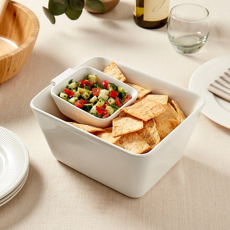 Denmark 2-pc. Ceramic Chip & Dip Set