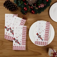 Avanti Nutcracker Candy Holiday Napkins - Set Of 4 4-pc. Napkins