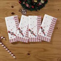 Avanti Nutcracker Candy Holiday Napkins - Set Of 4 4-pc. Napkins