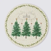 Avanti Trees Holiday Round 4-pc. Placemat