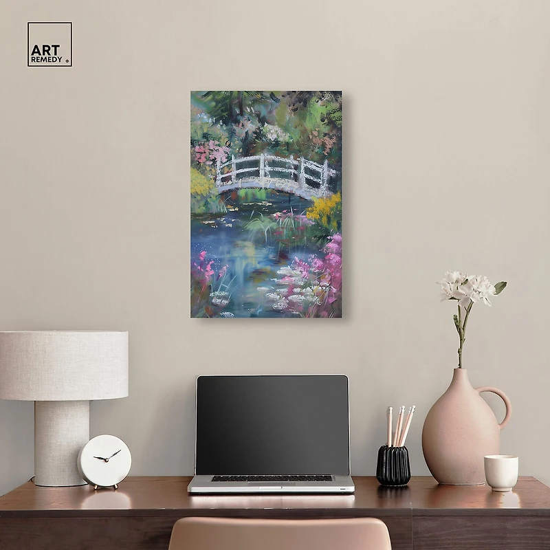 ART REMEDY® "Hidden Garden" Giclee Floral And Botanical Canvas Art