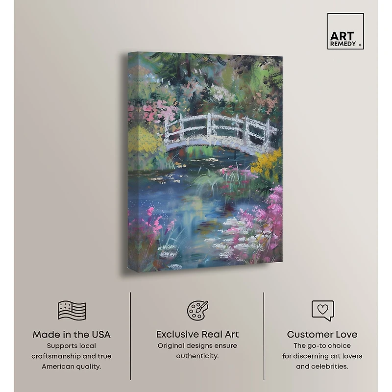 ART REMEDY® "Hidden Garden" Giclee Floral And Botanical Canvas Art
