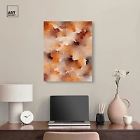 ART REMEDY® "Dried Peach In Caramel Syrup" Giclee Abstract Canvas Art