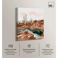 ART REMEDY® "Hot Springs In June" Giclee Nature And Landscape Canvas Art