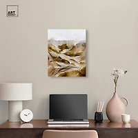 ART REMEDY® "Winter End Rock Mountain" Giclee Nature And Landscape Canvas Art