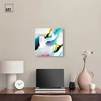 ART REMEDY® "Still Violas Ii" Giclee Abstract Canvas Art