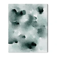 ART REMEDY® "Diluted Smoke In The Snow" Giclee Abstract Canvas Art