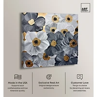 ART REMEDY® "Fields And Fields" Giclee Floral And Botanical Canvas Art