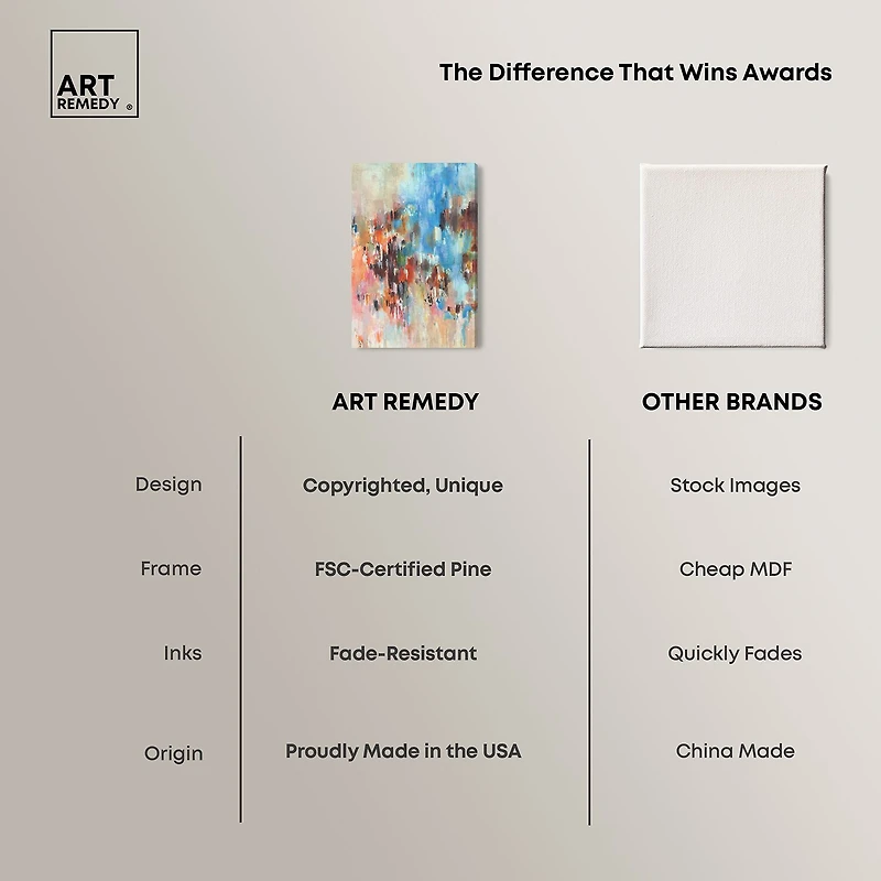 ART REMEDY® "Lovely Feeling" Giclee Abstract Canvas Art