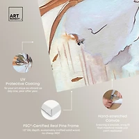 ART REMEDY® "Golden Aesthetic" Giclee Abstract Canvas Art