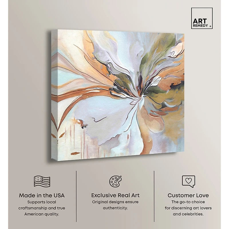 ART REMEDY® "Golden Aesthetic" Giclee Abstract Canvas Art