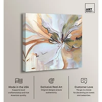 ART REMEDY® "Golden Aesthetic" Giclee Abstract Canvas Art
