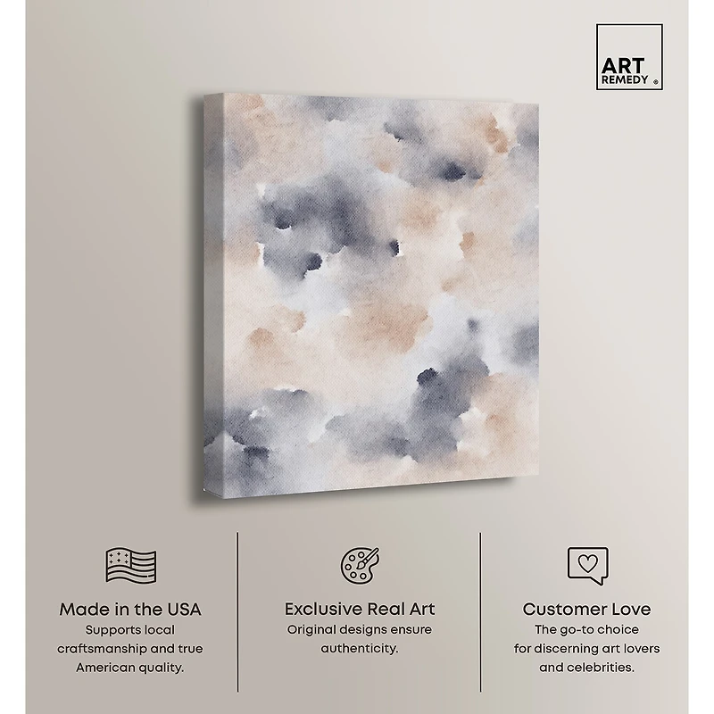 ART REMEDY® "Fluff And Cotton" Giclee Abstract Canvas Art