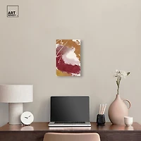ART REMEDY® "Burgundy And Cork" Giclee Abstract Canvas Art