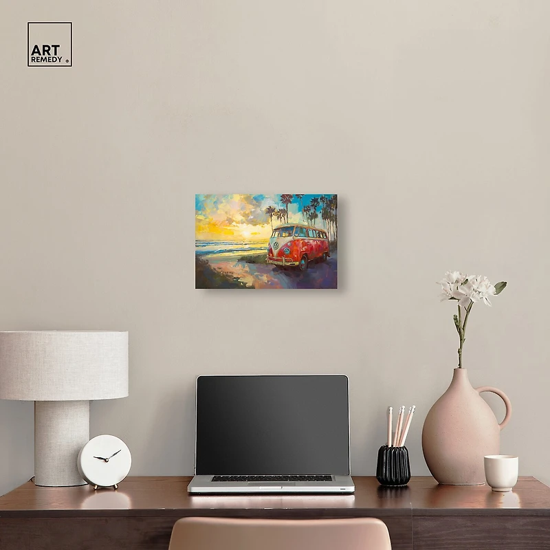 ART REMEDY® "Memories At The Beach" Giclee Entertainment And Hobbies Canvas Art