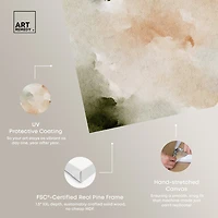 ART REMEDY® "Cotton Balls And Cinnamon" Giclee Abstract Canvas Art