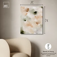 ART REMEDY® "Cotton Balls And Cinnamon" Giclee Abstract Canvas Art