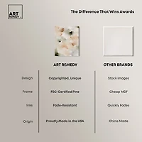 ART REMEDY® "Cotton Balls And Cinnamon" Giclee Abstract Canvas Art