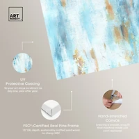 ART REMEDY® "Textured Shades" Giclee Abstract Canvas Art