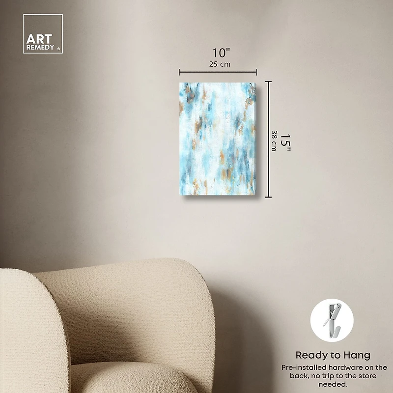 ART REMEDY® "Textured Shades" Giclee Abstract Canvas Art