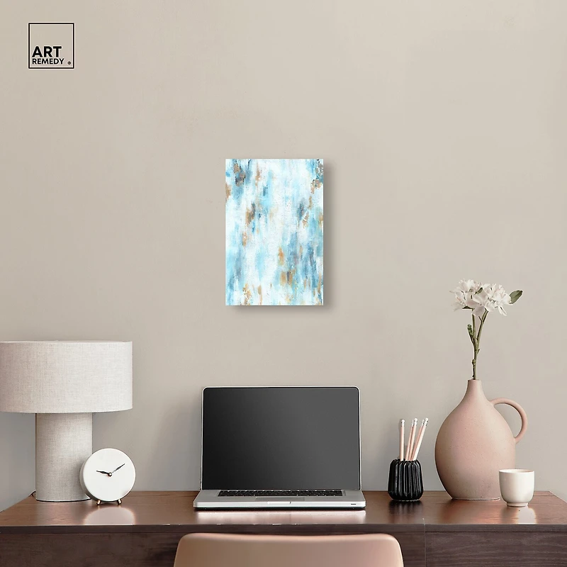 ART REMEDY® "Textured Shades" Giclee Abstract Canvas Art